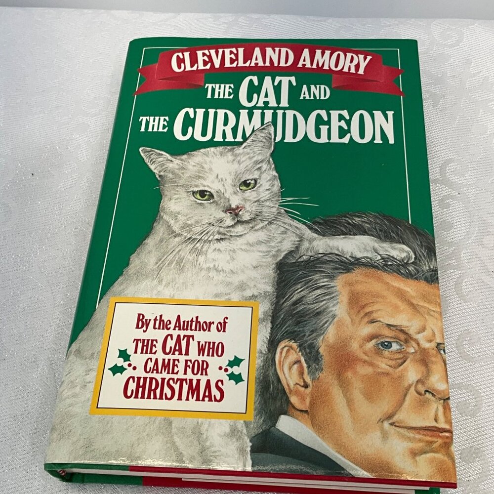 Cleveland Amory "The Cat And The Curmudgeon" Hardcover Book‎ First Edition 1990